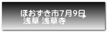 ほおずき市７月９日  浅草 浅草寺 